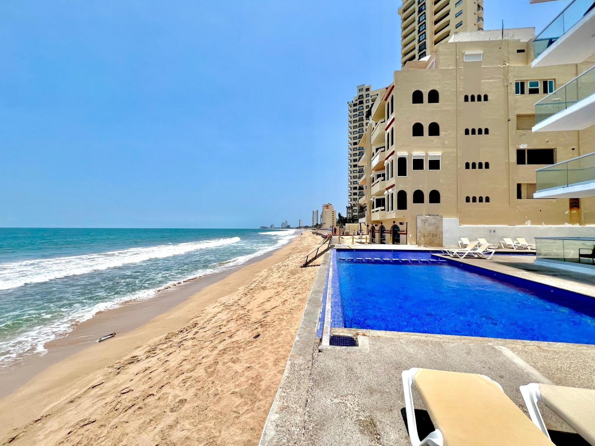 Marina Del Sol 402 Vista Al Mar Apartment Mazatlan Bagian luar foto