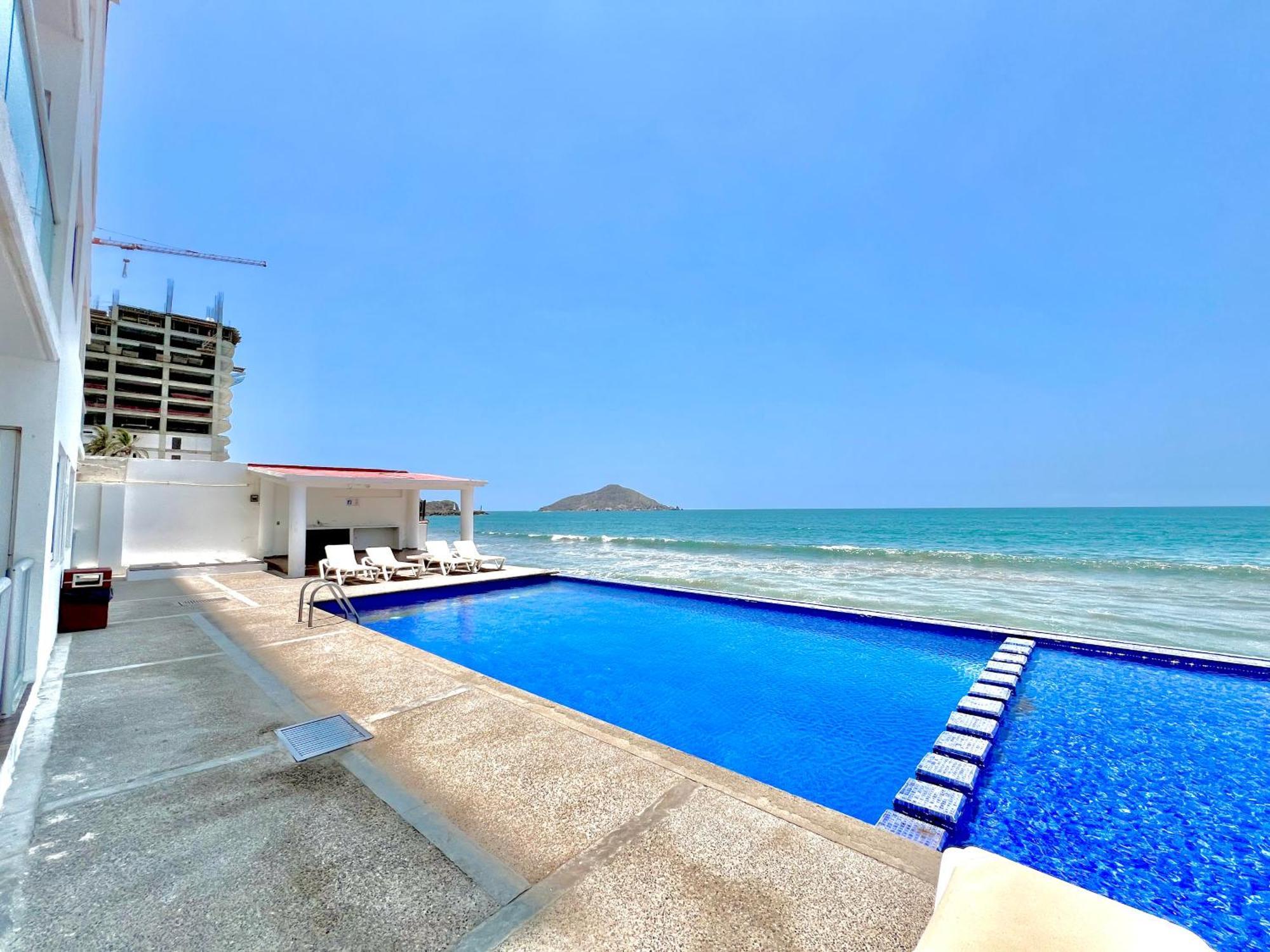 Marina Del Sol 402 Vista Al Mar Apartment Mazatlan Bagian luar foto