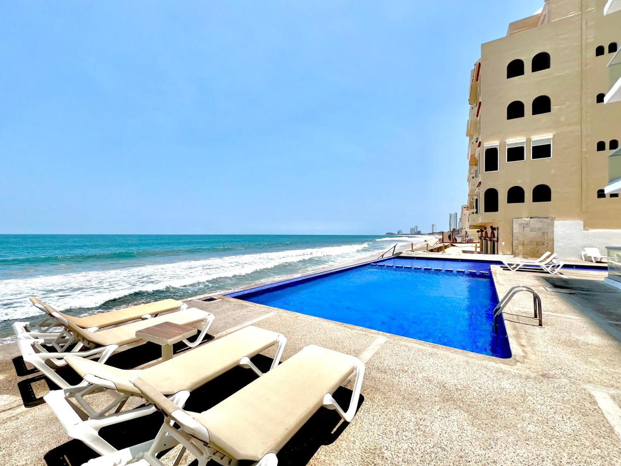 Marina Del Sol 402 Vista Al Mar Apartment Mazatlan Bagian luar foto